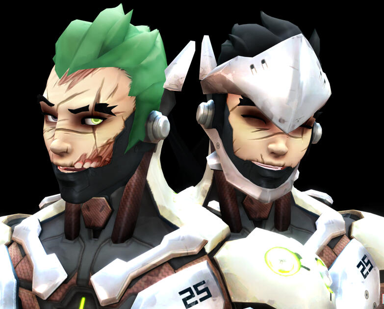 Genji's Face; Overwatch