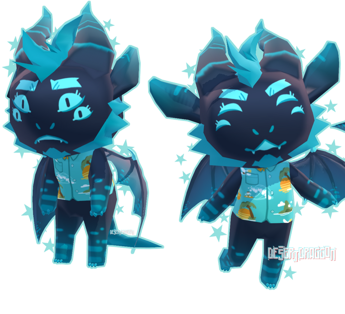 AC Style DesertDraggon Mascot